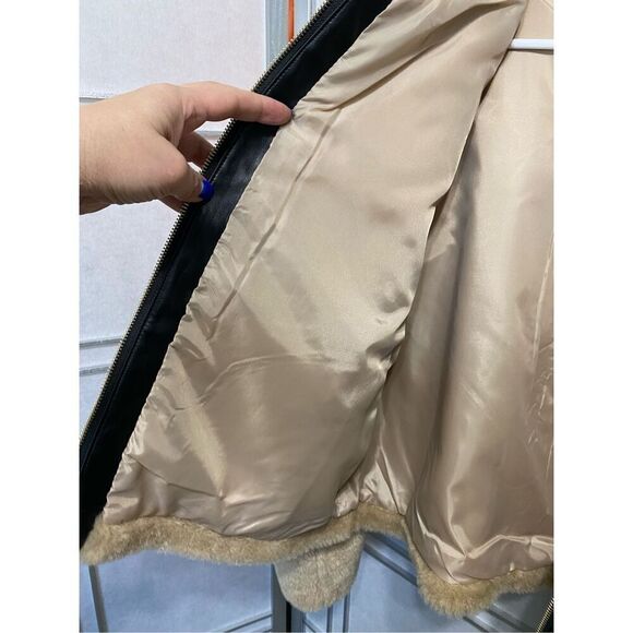 Marc New York faux fur full zip closure jacket size XL NWT - Picture 7 of 8